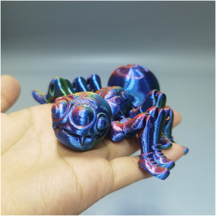 3D打印玩具蜘蛛龍蝦蝎子擺件仿真動(dòng)物玩偶塑料擺攤紀(jì)念品萬(wàn)圣節(jié)